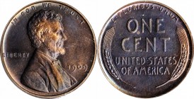 1909 Lincoln Cent. Proof-62 BN (PCGS). OGH.
PCGS# 3303. NGC ID: 22KS.
Estimate: $300.00
