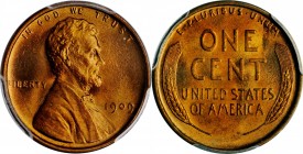 1909 Lincoln Cent. MS-65 RD (PCGS). CAC.
PCGS# 2431. NGC ID: 22B3.
Estimate: $75.00