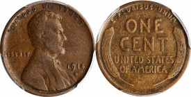 1914-D Lincoln Cent. Fine Details--Environmental Damage (PCGS).
PCGS# 2471. NGC ID: 22BH.
Estimate: $120.00