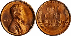 1947-S Lincoln Cent. Repunched Mintmark. MS-66 RD (PCGS).
PCGS# V2758. NGC ID: 22ER.
Estimate: $50.00