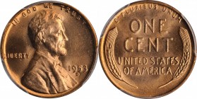 Lot of (10) 1953-D Lincoln Cents. MS-65 RD (PCGS).
Estimate: $200.00