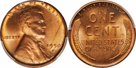 Lot of (5) Certified Gem Mint State 1950s Lincoln Cents.
Included are: 1950-D MS-65 RD (PCGS); 1951-D MS-66 RD (NGC); 1953-S MS-66 RD (PCGS), CAC; 19...