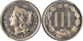 1883 Nickel Three-Cent Piece. Proof-67 Cameo (PCGS).
PCGS# 83779. NGC ID: 2765.
Estimate: $700.00