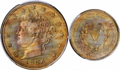 1886 Liberty Head Nickel. Proof-66 (PCGS).
PCGS# 3884. NGC ID: 277U.
Estimate: $800.00