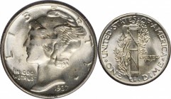 Lot of (5) Mint State Mercury Dimes. (PCGS). OGH--First Generation.
Included are: 1937 MS-63 FB, CAC--Gold Label; 1940 MS-65; 1940-S MS-65; 1943-D MS...