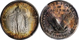 1917 Standing Liberty Quarter. Type I. MS-65 FH (PCGS).
PCGS# 5707. NGC ID: 242Z.
Estimate: $750.00