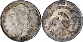 1830 Capped Bust Half Dollar. O-120. Rarity-1. Large 0. AU-53 (PCGS).
PCGS# 39831. NGC ID: 24FU.
Estimate: $280.00