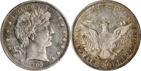 1903-O Barber Half Dollar. AU-55 (PCGS).
PCGS# 6496. NGC ID: 24MK.
Estimate: $550.00