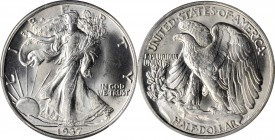 1937 Walking Liberty Half Dollar. MS-64 (PCGS).
PCGS# 6601. NGC ID: 24RR.
Estimate: $70.00