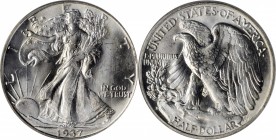 1937-D Walking Liberty Half Dollar. MS-64 (PCGS).
PCGS# 6602. NGC ID: 24RS.
Estimate: $200.00