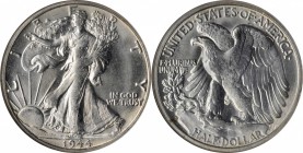 1944 Walking Liberty Half Dollar. PDS Set. MS-64.
Included are: 1944 (PCGS), OGH; 1944-D (PCGS); and 1944-S (NGC). (Total: 3 coins)
Estimate: $100.0...
