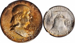 1953-S Franklin Half Dollar. MS-65 (NGC). CAC.
PCGS# 6666. NGC ID: 24T8.
Estimate: $100.00