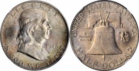 Lot of (4) Certified Franklin Half Dollars. MS-64 FBL.
Included are: 1948 (NGC); (2) 1948-D (PCGS); and 1958-D (PCGS).
Estimate: $150.00