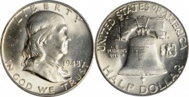 Lot of (4) Franklin Half Dollars. MS-64 FBL (PCGS).
Included are: 1948; 1948-D; 1949; and 1958-D.
Estimate: $150.00