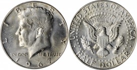 1967 Kennedy Half Dollar. FS-801. Doubled Die Reverse. MS-64 (PCGS).
PCGS# 391391.
Estimate: $100.00
