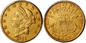 Lot of (2) 1866-Dated Liberty Head Double Eagles. Motto. AU Details (PCGS).
Included are: 1866 Scratch; and 1866-S Tooled.
Estimate: $4400.00