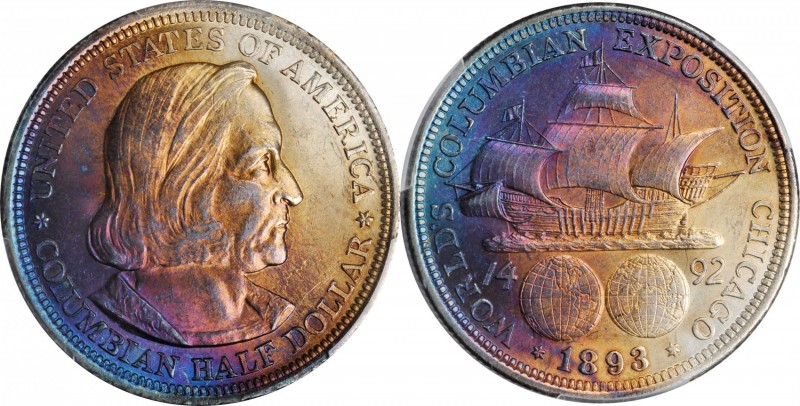 1893 Columbian Exposition. Unc Details--Questionable Color (PCGS).
PCGS# 9297. ...