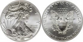 Lot of (4) 2018 Silver Eagles. First Strike. MS-69 (PCGS).
Two examples are certified in Donald J. Trump History in Your Hands holders.
PCGS# 656450...