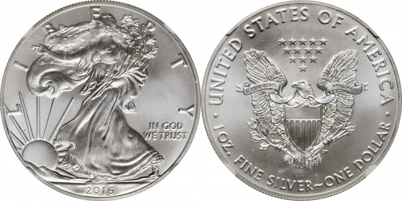 Lot of (4) Silver Eagles. MS-69 (NGC).
Included are: 2016 Early Releases; and (...