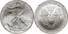 Lot of (5) Silver Eagles. MS-69 (NGC).
Included are: (3) 2007; and (2) 2019.
Estimate: $125.00