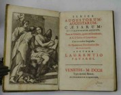 PATAROL Laurentius. Series augustorum, augustarum caesarum, et tyrannorum omnium, tam in Oriente, quam in Occidente, AC. J. Caesare ad Leopoldum. Cum ...
