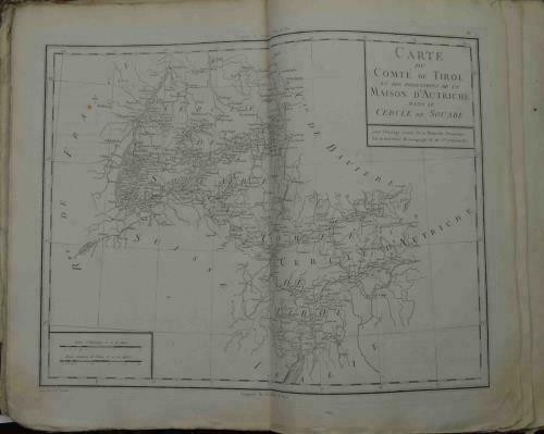 MIRABEAU G.H. RIQUETTI Comte de. Atlas de la Monarchie Prussienne, contenant dix...