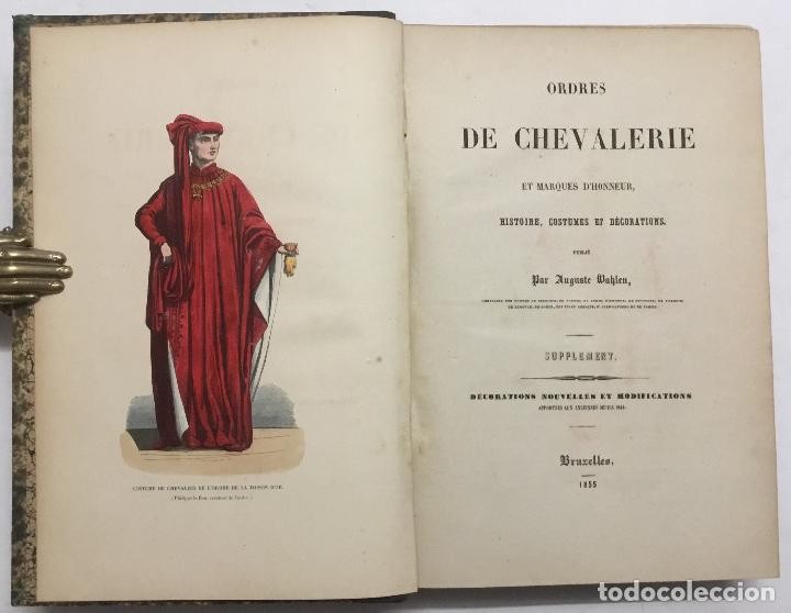 WAHLEN Auguste. Ordres de chevalerie et marques d'honneur. Bruxelles, Librairie ...