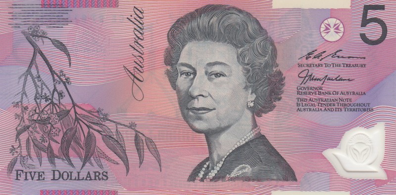 Australia, 5 Dollars, 1997, UNC,p51c

Serial Number: CE 97816921
Estimate: 30...
