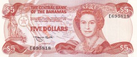 Bahamas, 5 Dollars, 1984, UNC,p45b

Serial Number: E 695818
Estimate: 100 - 200 USD
