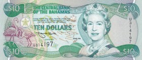 Bahamas, 10 Dollars, 1996, UNC,p59a

Serial Number: U 314197
Estimate: 250 - 500 USD