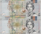 Bahamas, 1/2 Dollar, 2019, UNC,pNew, (Total 2 consecutive banknotes)

Serial Number: A083095-6
Estimate: 10 - 20 USD