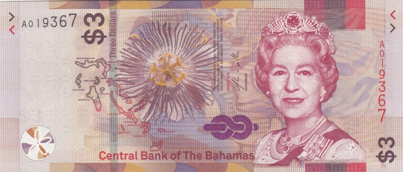 Bahamas, 3 Dollars, 2019, UNC,pNew

Serial Number: A 019367
Estimate: 15 - 30...