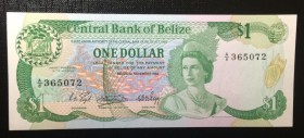 Belize, 1 Dollar, 1983, UNC,p46a
30621
Serial Number: A/8 365072
Estimate: 40 - 80 USD