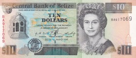 Belize, 10 Dollars, 1996, UNC,p59a

Serial Number: BA 917069
Estimate: 100 - 200 USD