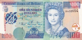 Belize, 100 Dollars, 1997, UNC,p65

Serial Number: CB 432654
Estimate: 400 - 800 USD