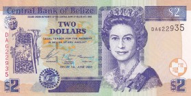 Belize, 2 Dollars, 2003, UNC,p66a

Serial Number: DA 622935
Estimate: 15 - 30 USD