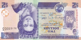 Belize, 2 Dollars, 2011, UNC,p66d

Serial Number: DL 1030003
Estimate: 10 - 20 USD