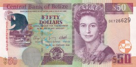 Belize, 50 Dollars, 2009, UNC,p70c

Serial Number: DE 726629
Estimate: 100 - 200 USD