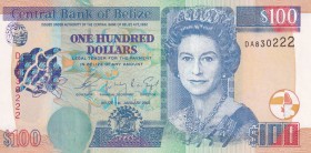 Belize, 100 Dollars, 2003, UNC,p71a

Serial Number: DA 830222
Estimate: 250 - 500 USD