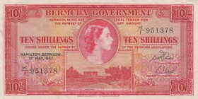 Bermuda, 10 Shillings, 1957, XF,p19b

Serial Number: K/1 951378
Estimate: 75 - 150 USD