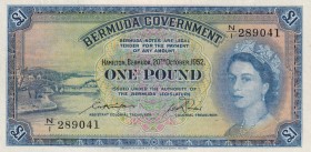 Bermuda, 1 Pound, 1952, AUNC,p20a

Serial Number: N/1 289041
Estimate: 250 - 500 USD