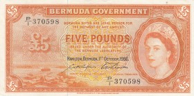 Bermuda, 5 Pounds, 1966, XF,p21d

Serial Number: P/1 370598
Estimate: 1000 - 2000 USD