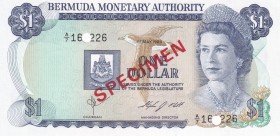 Bermuda, 1 Dollar, 1984, UNC,p28bs, SPECİMEN


Estimate: 50 - 100 USD