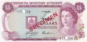 Bermuda, 5 Dollars, 1978, UNC,p29as, SPECİMEN


Estimate: 100 - 200 USD