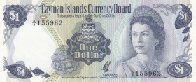 Cayman Islands, 1 Dollar, 1971, UNC,p1b

Serial Number: A/2 155962
Estimate: 15 - 30 USD
