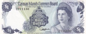 Cayman Islands, 1 Dollar, 1985, UNC,p5e

Serial Number: A/6 711150
Estimate: 20 - 40 USD
