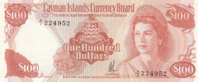 Cayman Islands, 100 Dollars, 1982, UNC,p11

Serial Number: A/1 224952
Estimate: 600 - 1200 USD