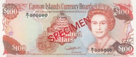 Cayman Islands, 100 Dollars, 1991, UNC,p15s, SPECİMEN

Serial Number: B/1 000000
Estimate: 400 - 800 USD