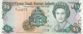 Cayman Islands, 5 Dollars, 2005, UNC,p34a

Serial Number: C/1 850978
Estimate: 25 - 50 USD