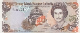Cayman Islands, 25 Dollars, 2006, UNC,p36a

Serial Number: C/1 500993
Estimate: 75 - 150 USD